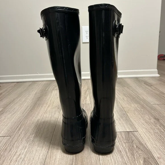 HUNTER Original Tall Gloss Rain Boots - Picture 7 of 9